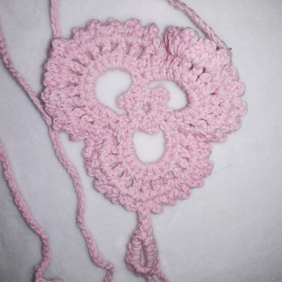 PAIR Pale Pink Barefoot Anklet Sandals - Picture 3 of 3